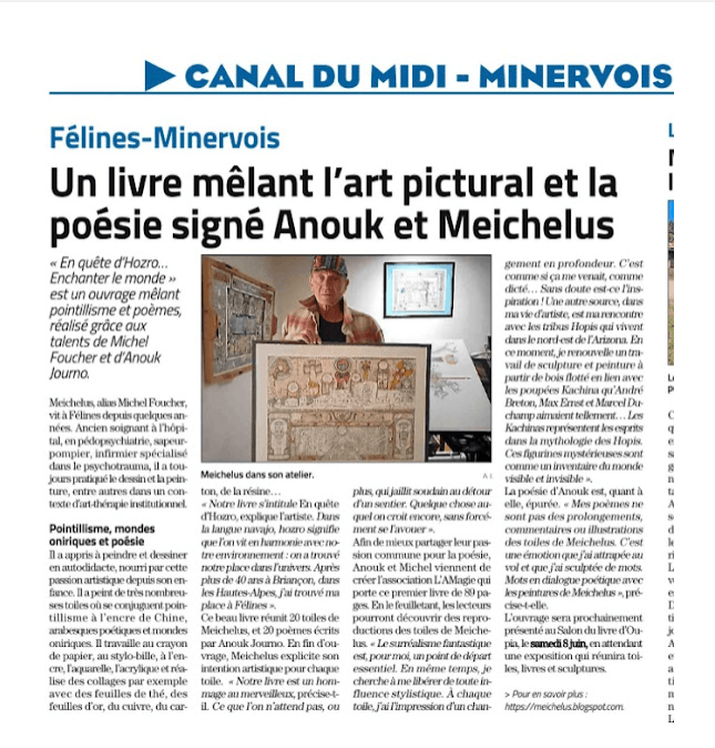 En quête d'Hozro — peinture et poésie signées Anouk et Meichelus
