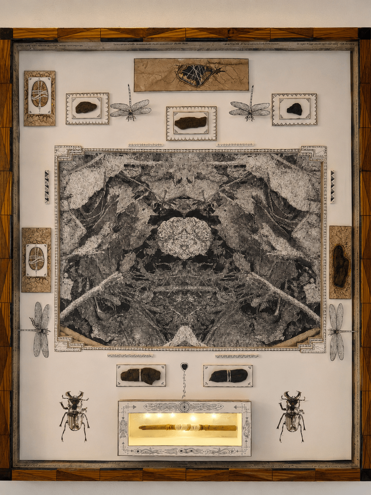 The Secret of the Morel — Meichelus, dessin techniques mixtes 2026
