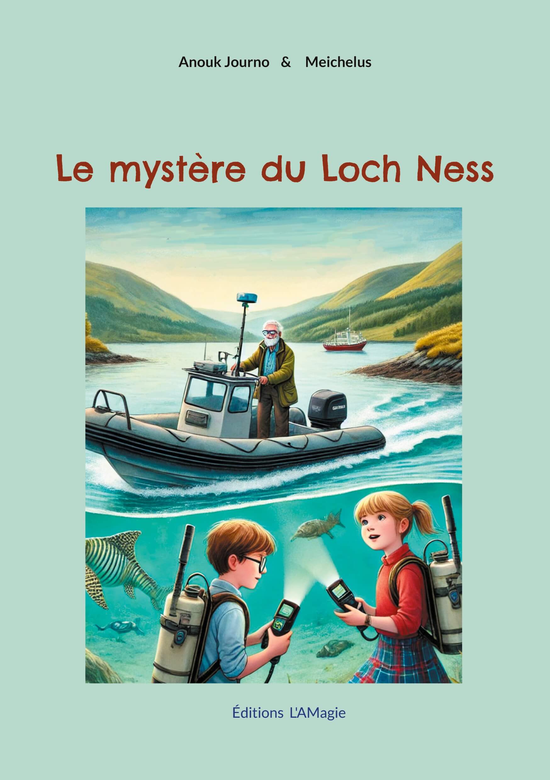 Couverture du Mystère du Loch Ness