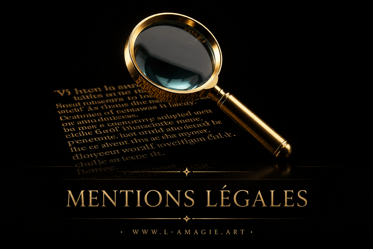 Mentions légales — L'AMagie